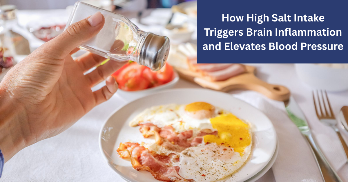How High Salt Intake Triggers Brain Inflammation and Elevates Blood Pressure: What You Need to Know