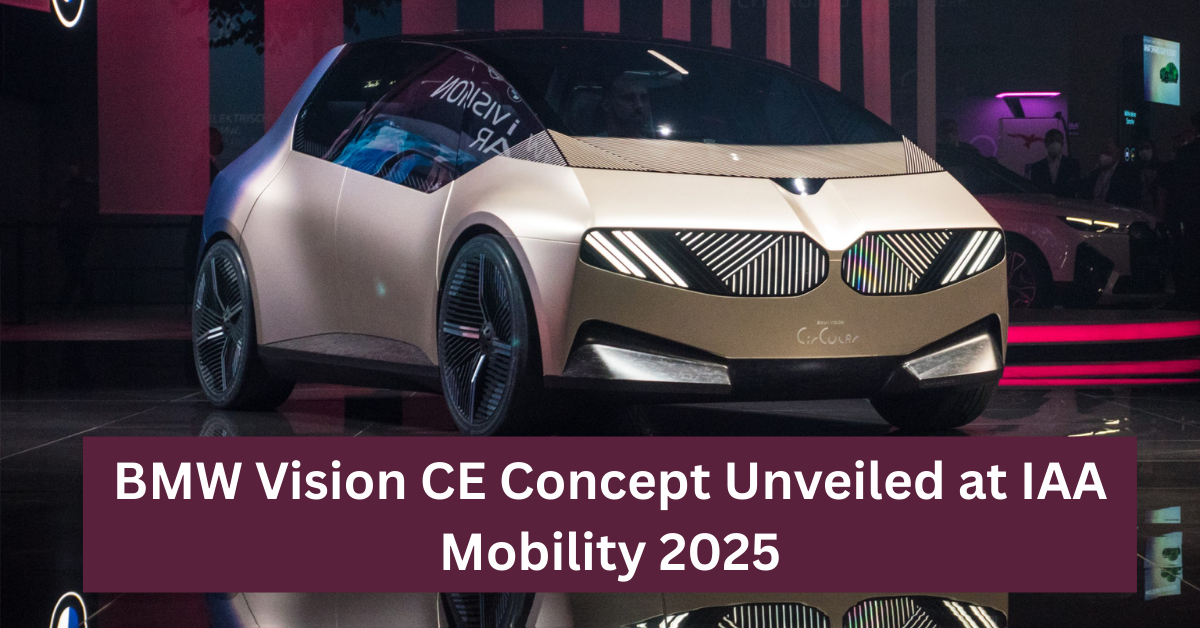 BMW Vision CE Concept Unveiled at IAA Mobility 2025