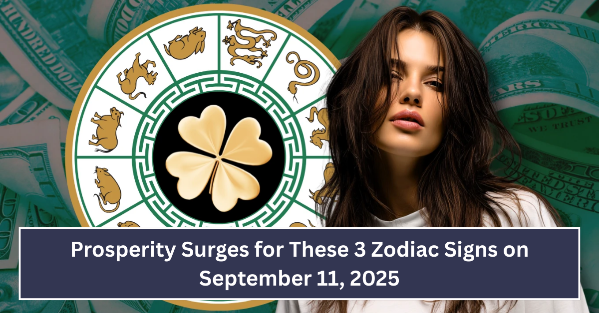 Prosperity Surges for These 3 Zodiac Signs on September 11, 2025: Unlock Your Fortune Now