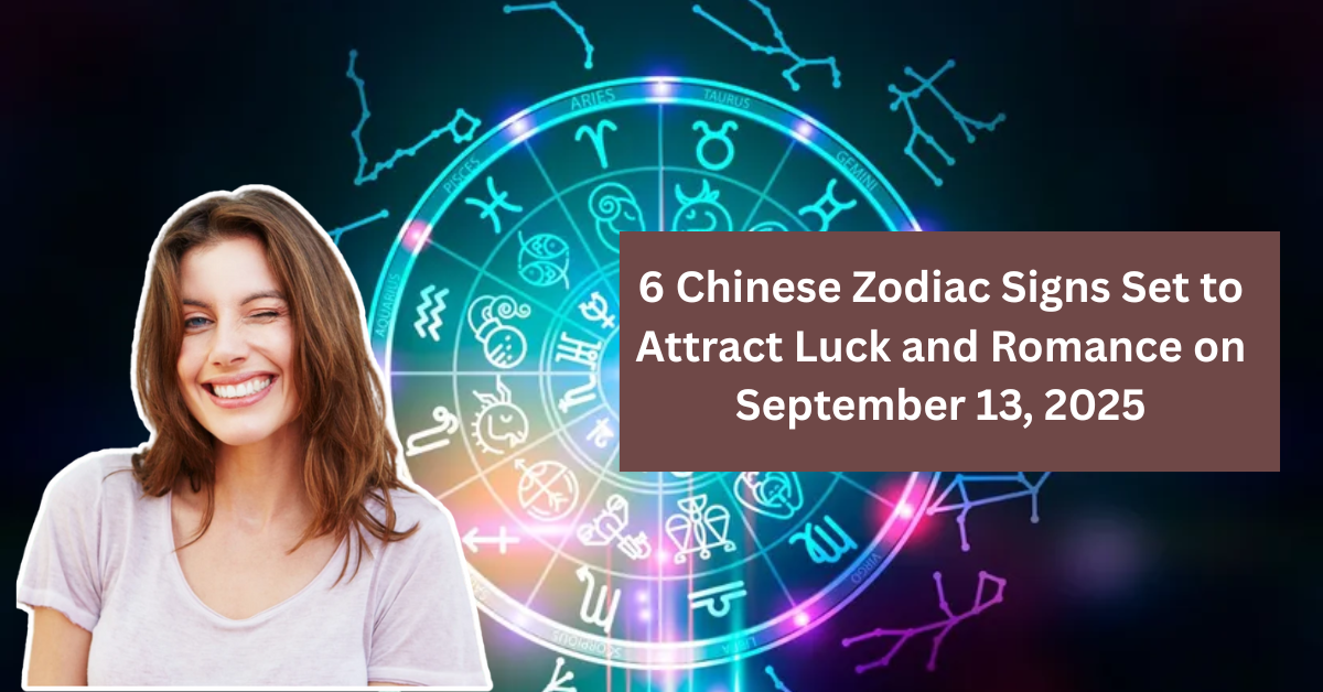 6 Chinese Zodiac Signs Set to Attract Luck and Romance on September 13, 2025