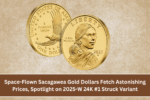 Space-Flown Sacagawea Gold Dollars Fetch Astonishing Prices, Spotlight on 2025-W 24K #1 Struck Variant